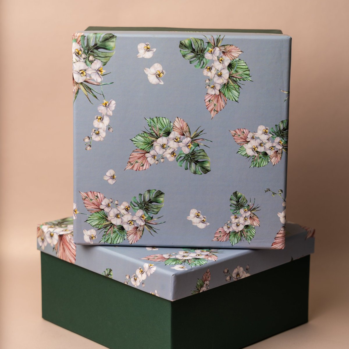 Tropical Bohemian Rigid Box 8X8X4 inches Main image