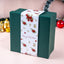 Christmas Green Gift Box with Merry Blooms Sleeve