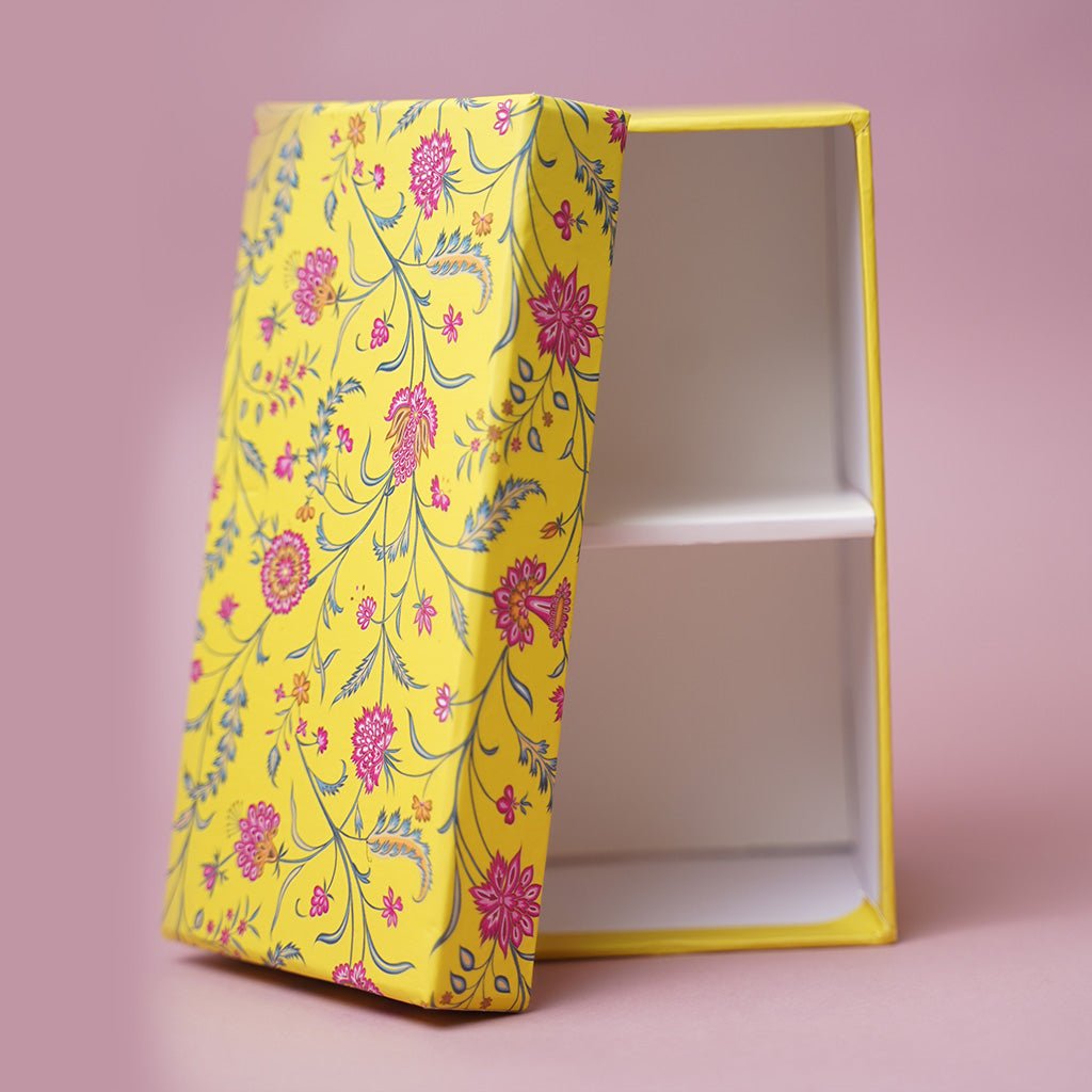 Jar Box of 2 Shalimar Collection Sunshine Yellow Main image