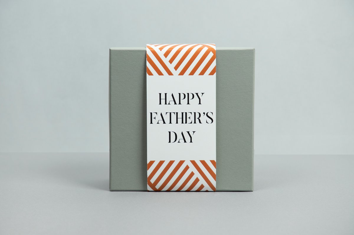 Fathers Day Grey Gift Box with Sleeve Main image
