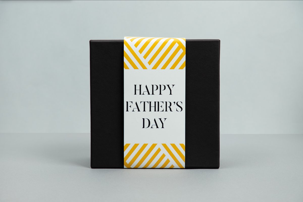 Fathers Day Black Gift Box with Sleeve Main image