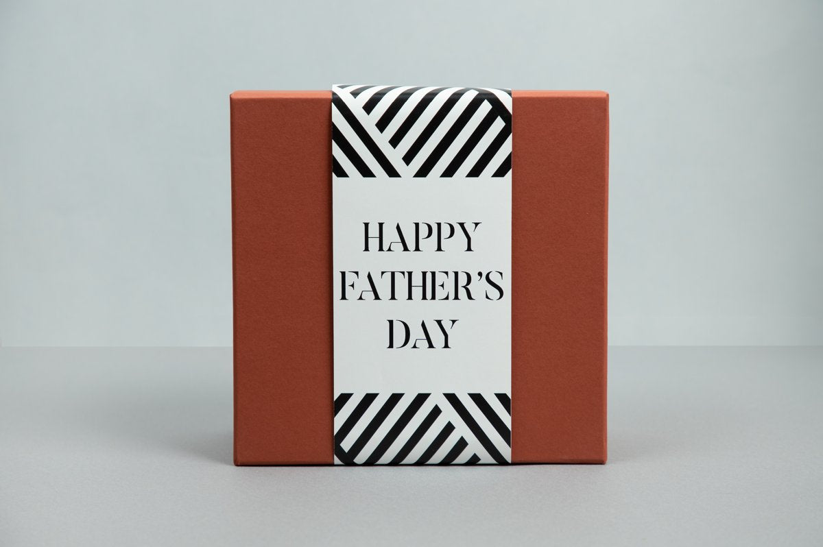 Fathers Day Rust Orange Gift Box with Sleeve Main image