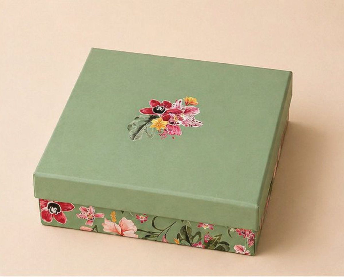 Botanical Sage Green Box Main image
