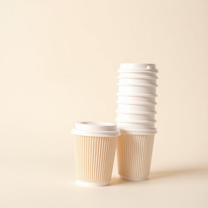 White cone paper cups 4 oz Main image