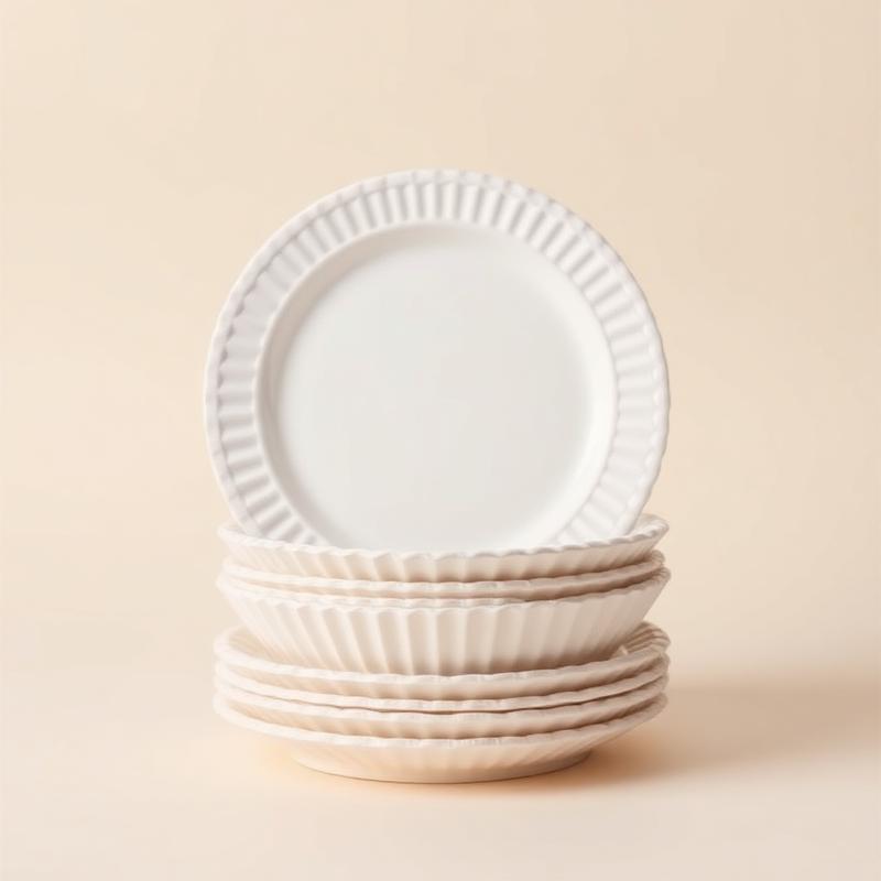 Heavy weight paper plates 6 inch Main image